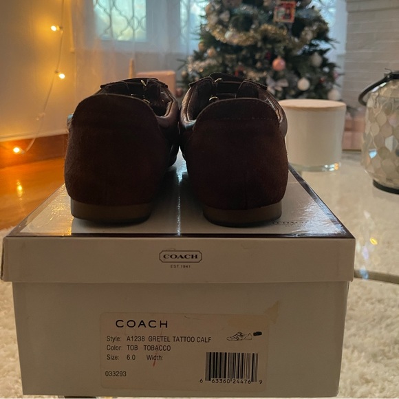 Brown Coach logo sneakers, in original box - Picture 3 of 5